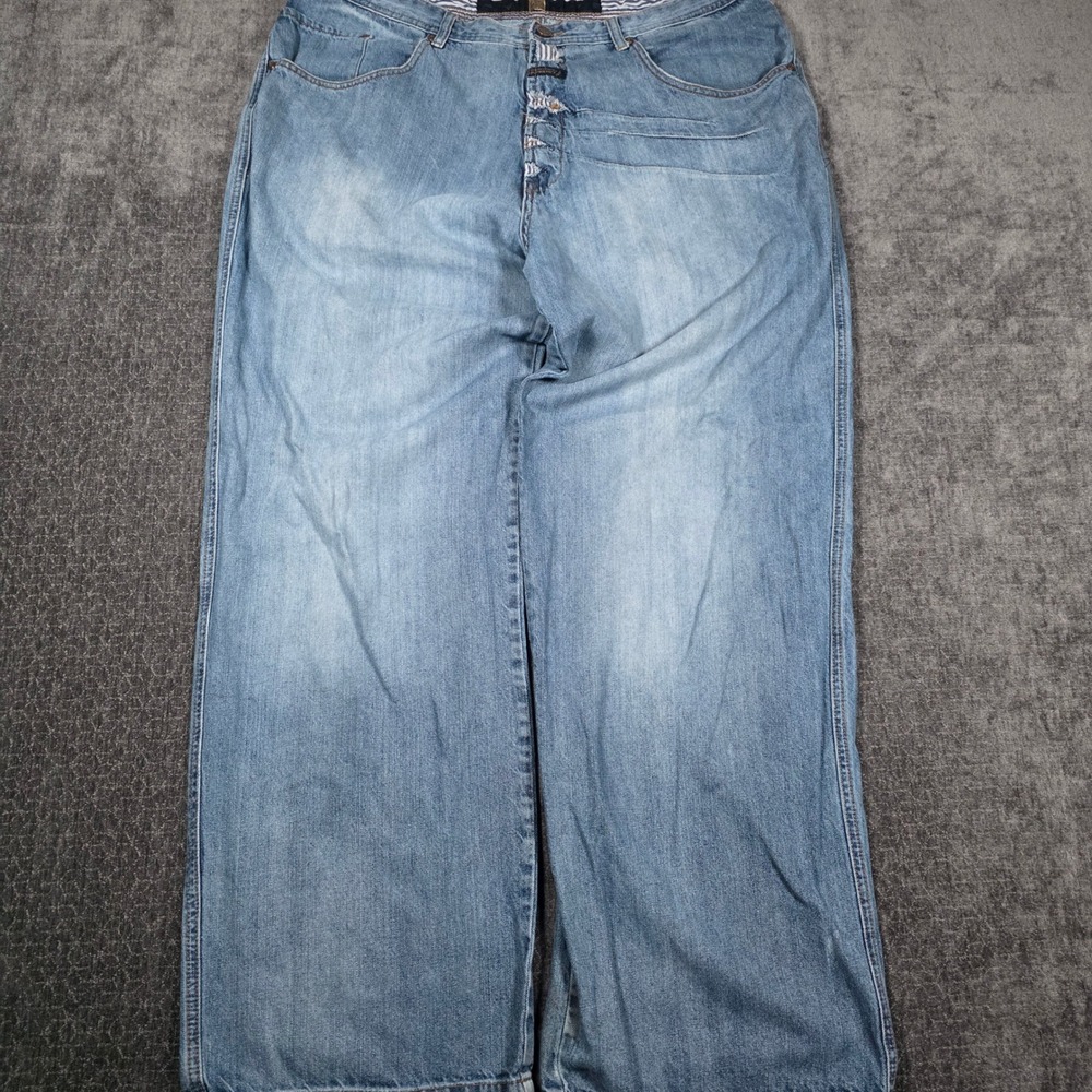 Vtg Y2K Marithe Francois Girbaud Baggy Jeans Mens 38x32 Light Wash Wide Leg Rap